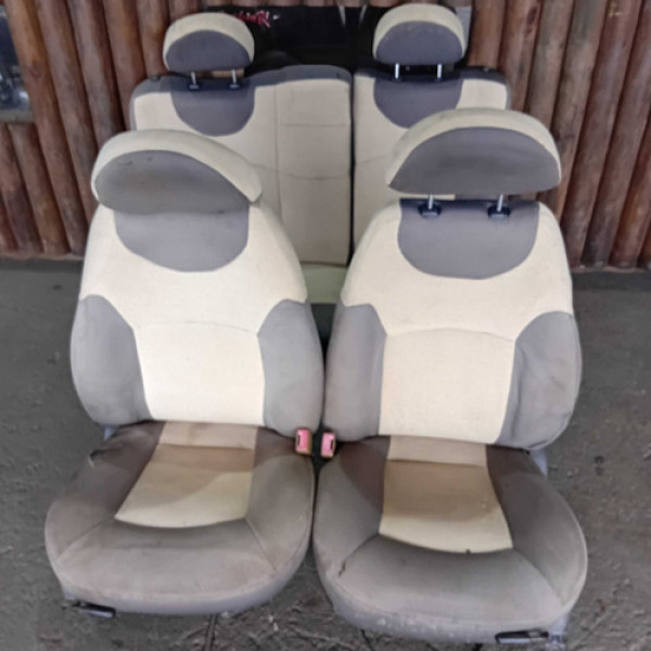 Jogo De Bancos Chery Face 2012/2013 Completo Original Beje