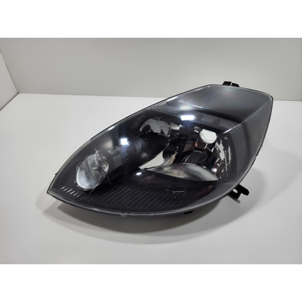 Farol Esquerdo Ford Ka 2009 2010 (mascara Negra) Cs5513006ac Esquerdo/motorista