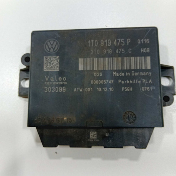 Modulo Sensor De Estacionamento Volkswagen Tiguan 2011/2013 Preto