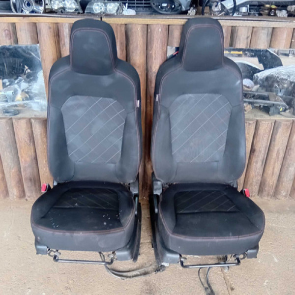 Jogo De Bancos Renault Kwid 2018/2019 Original Preto Preto