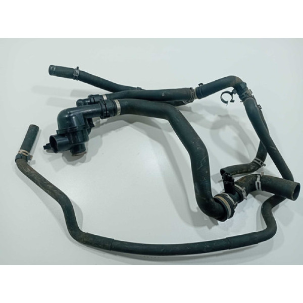 Carcaça Valvula Termostatica Vw Voyage 2014( Com Mangueiras)