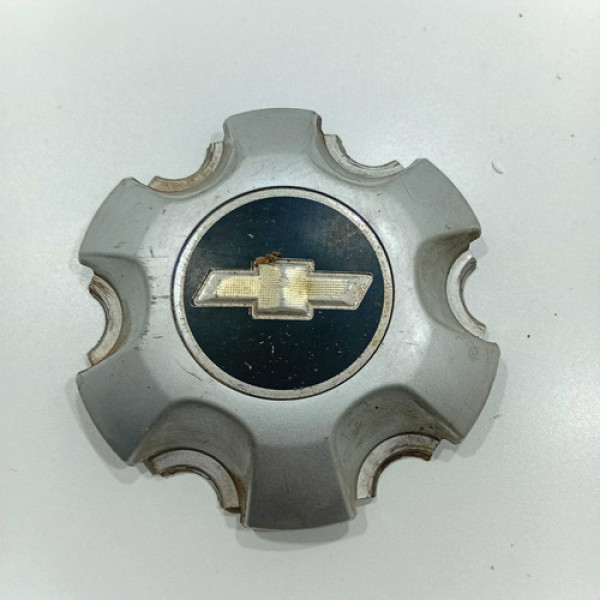 Calota Central Da Roda Chevrolet S10 2022 Original Prata