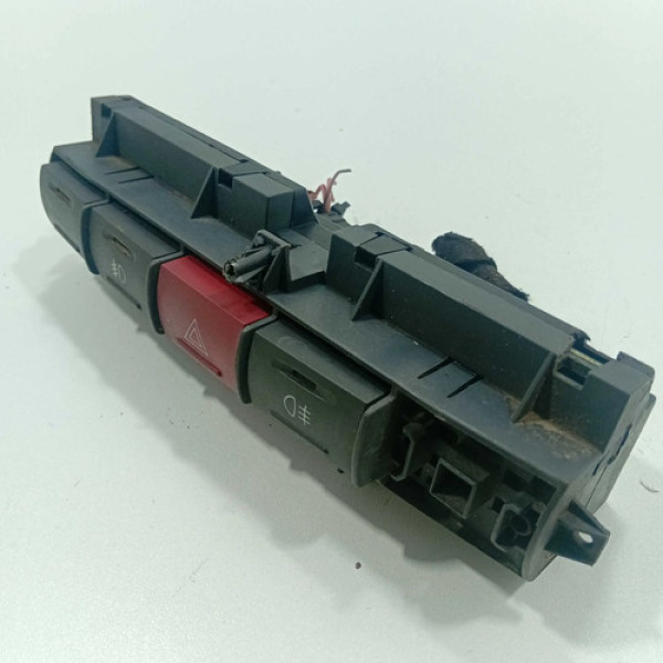Botão Pisca Alerta Neblina Fiat Ducato Jumper Boxer 2.8 2.3 Preto