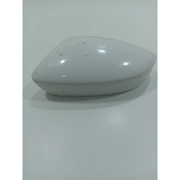 Capa Retrovisor Lado Esquerdo Volkswagen Gol G6 2011 Detalhe Branco