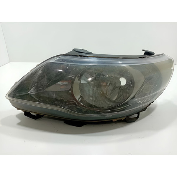 Farol Lado Esquerdo Volkswagen Gol G5 Cromo Mix Com Detalhe Esquerdo/motorista