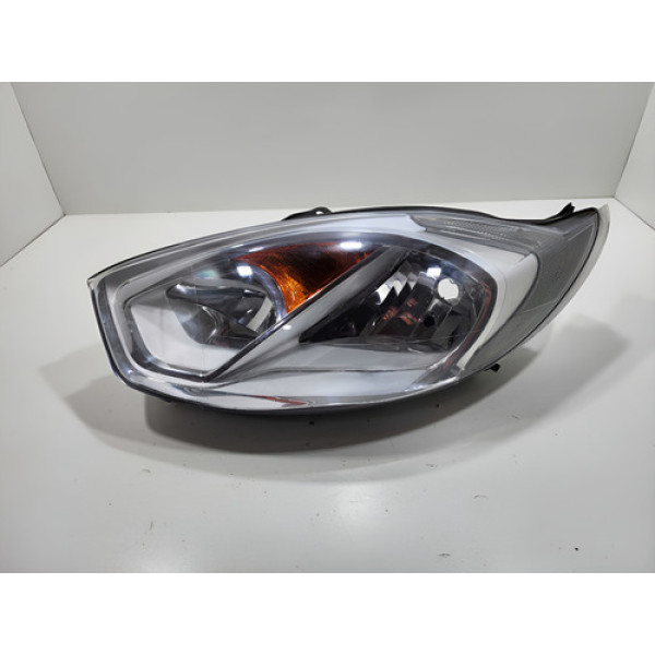 Farol Esquerdo Ford New Fiesta 2010 2011 Esquerdo/motorista