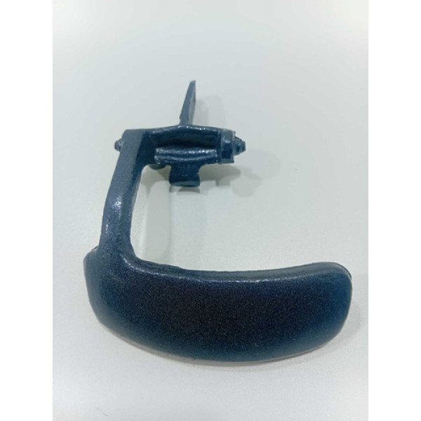 Maçaneta Interna Porta Chevrolet Silverado 1997/2002 Origina - Prata - Dianteira