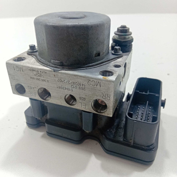 Módulo Abs Fiat Palio Strada 0265260656 2013/2018 Original Preto