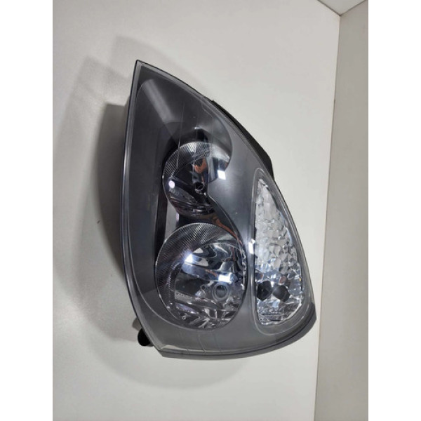 Farol Esquerdo Mascara Negra Renault Clio 2006 1db00846157 Esquerdo/motorista