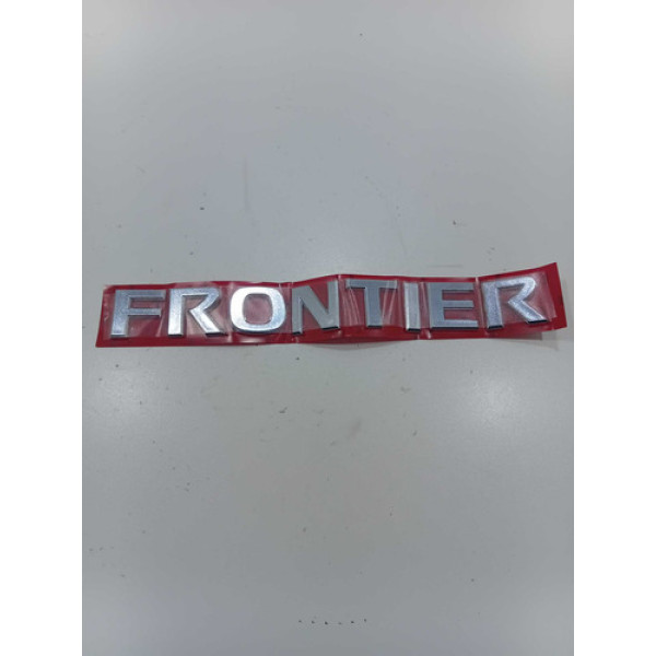 Emplema Da Tampa Traseira Nissan Frontier 2010/2018 Original Preto