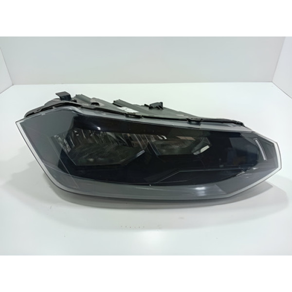 Farol Lado Direito Vw Polo Virtus 2018 A 2021 Com Detalhe Direito/passageiro