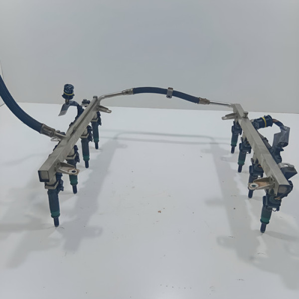 Flauta Completa Bicos Injetores Bmw X5 4.8 V8 2006/2008