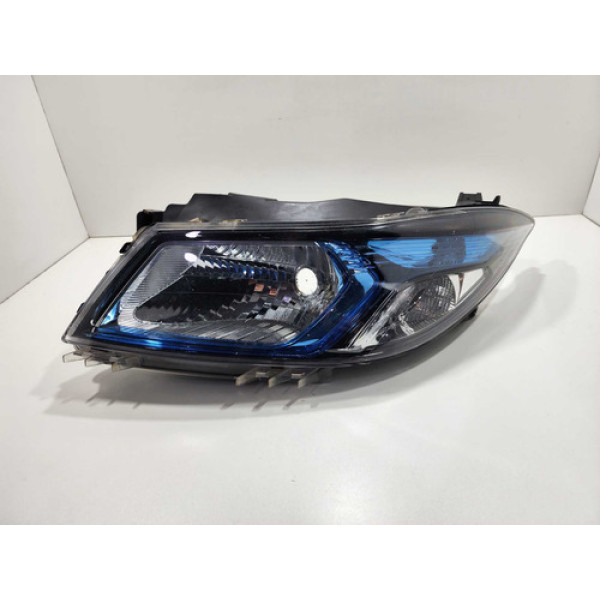 Farol Esquerdo Azul Chevrolet Onix 2013 2014 (mascara Negra) Esquerdo/motorista