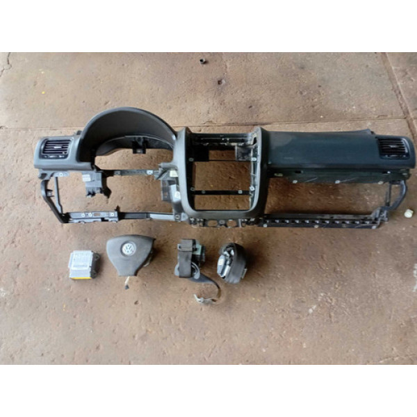 Kit Capa Painel Volkswagen Jetta 2007 Original Preto Listras