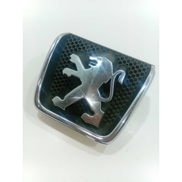 Emblema Grade Dianteira Peugeot 307 2001/2005 9634014777  Preto