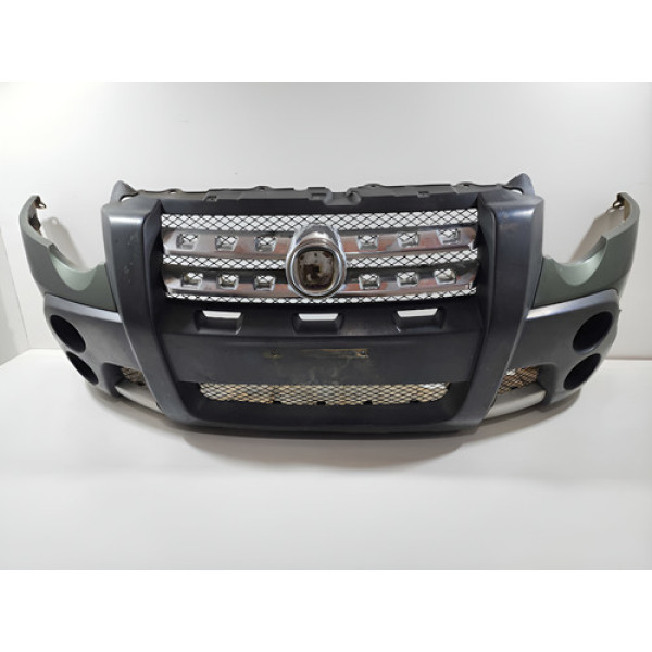 Parachoque Dianteiro Fiat Strada Adventure Locker 2009 2010 Verde-escuro