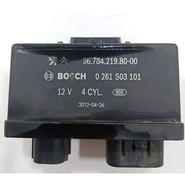 Módulo Relé Ventoinha Citroën C3 2013/2018 Original Preto