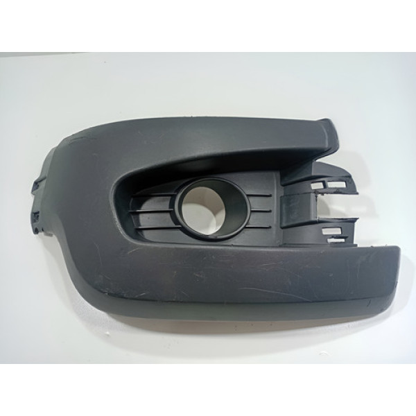 Moldura Farol De Milha Esquerdo Renault Sandero Stepway 2013 Preto Esquerdo