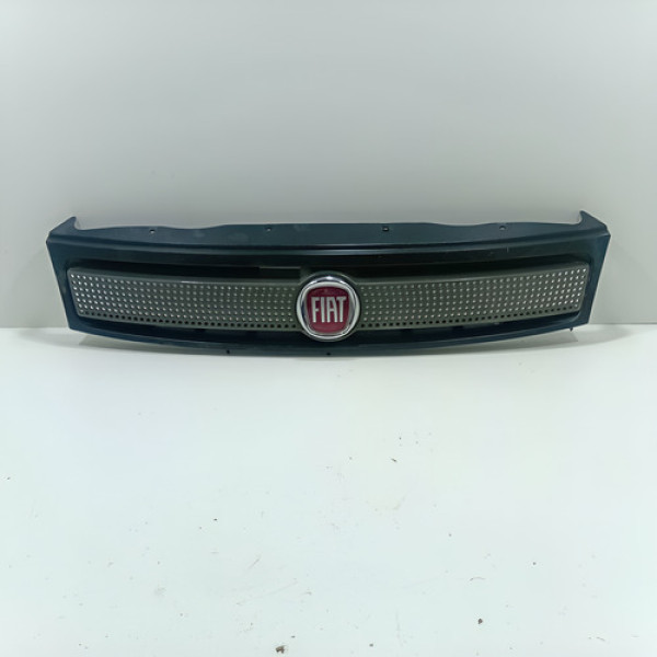 Grade Dianteira Parachoque Fiat Palio 2004/2007 Original Preto Fosco