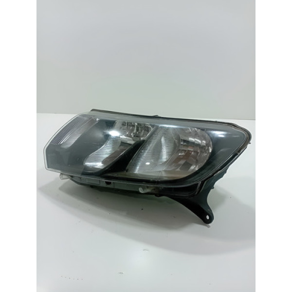 Farol Lado Esquerdo Renault Sandero 2015 A 2019 Com Detalhe Esquerdo/motorista