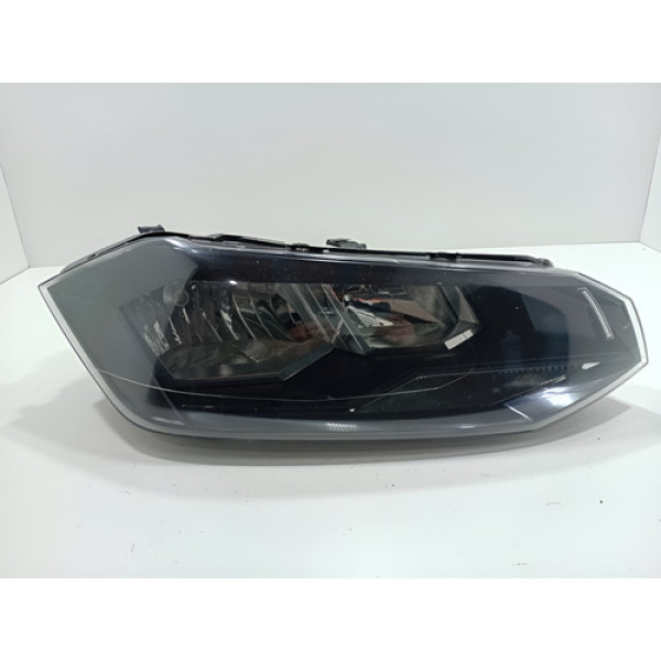 Farol Lado Direito Vw Polo Virtus 2018 A 2022 Com Detalhe - Direito/passageiro