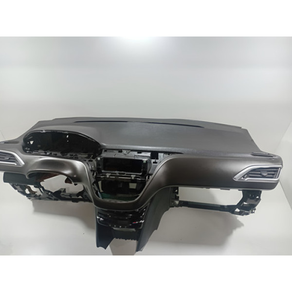 Capa Painel Airbag Peugeot 2008 2016 Original Com Detalhe Preto
