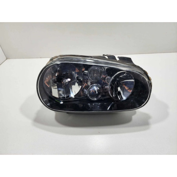 Farol Direito Mascara Negra Volkswagen Golf 2003 2004 2005 Direito/passageiro