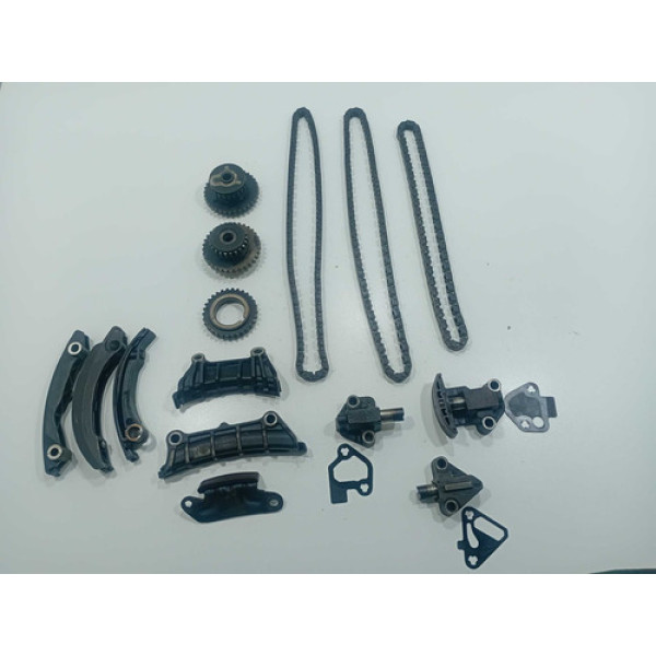 Kit Correias Tensores Cabeçote Chevrolet Captiva 3.6 V6 Preto