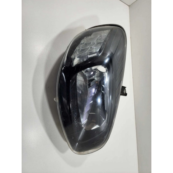 Farol Direito Mascara Negra Fiat Uno Fiorino 2016 2017 2018 Direito/passageiro