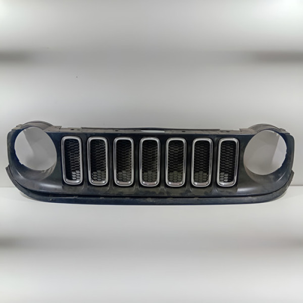Grade Dianteira Jeep Renegade 2015/2018 Original Preto Brilhante