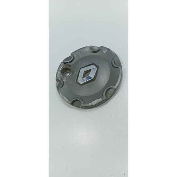 Calota Central Renault Megane 2008/2012 Original Com Detalhe Prata