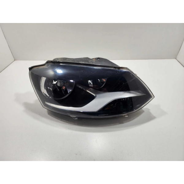 Farol Direito Mascara Negra Volkswagen Fox 2012 2013 0160742 Direito/passageiro
