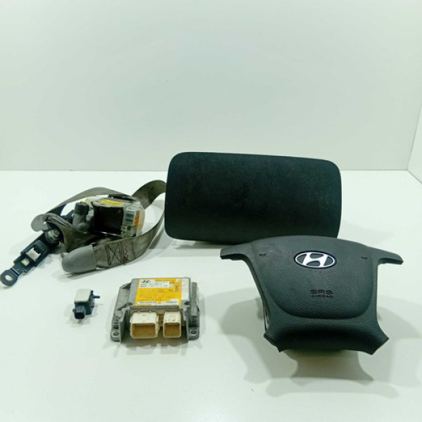 Kit Airbag Hyundai Santa Fé 2008/2012 Original Preto