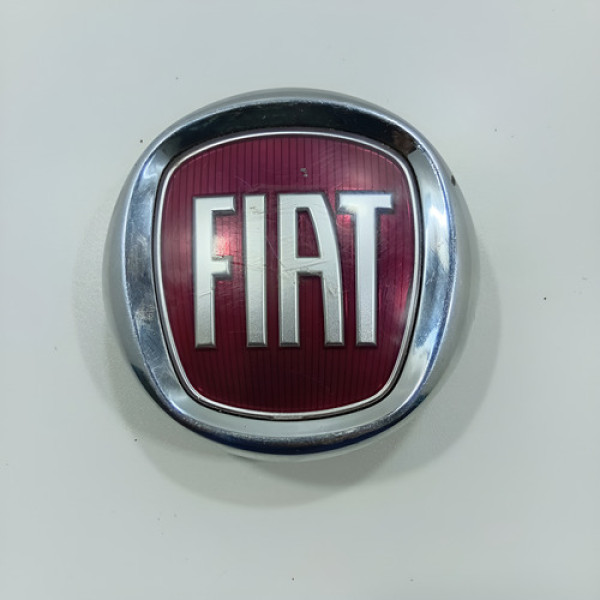 Emblema Tampa Porta Malas Fiat Palio 2013/2019 Original Preto