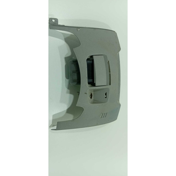 Moldura Acabamento Painel Mitsubishi L200 2012/2013 Cinza Listras